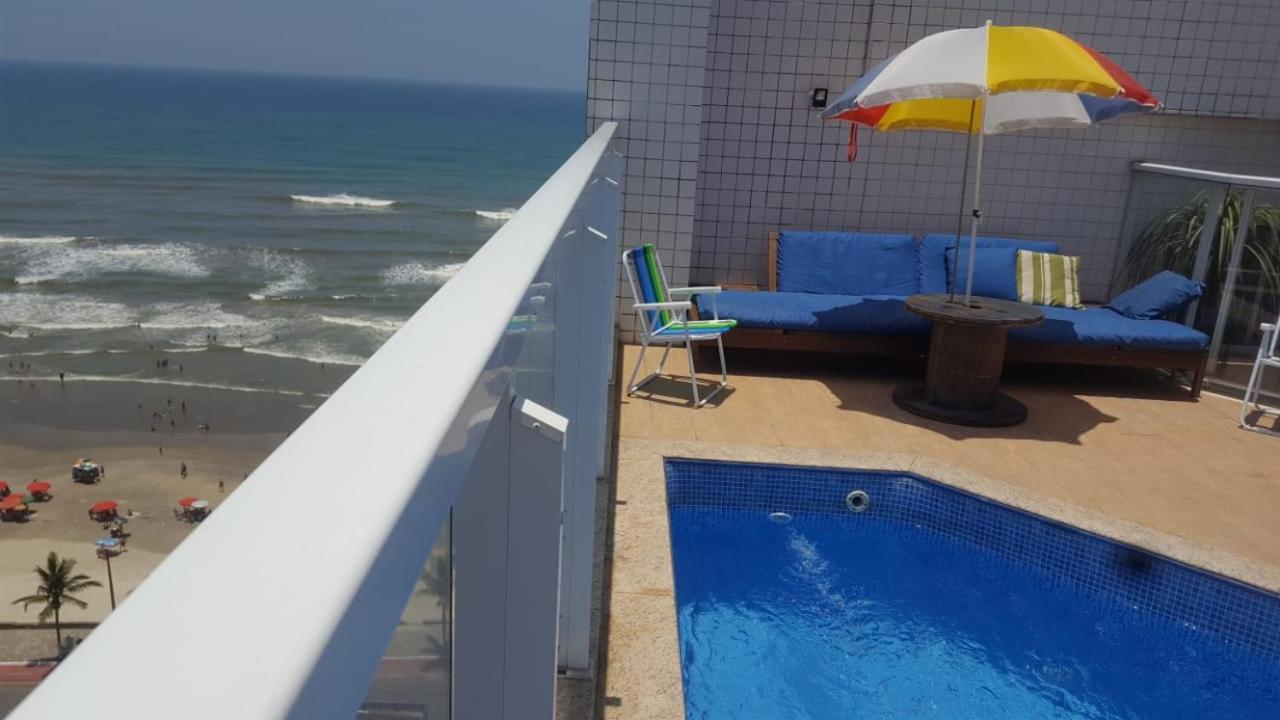 Cobertura Com Piscina E Churrasqueira Mongagua Sp Apartment Exterior foto